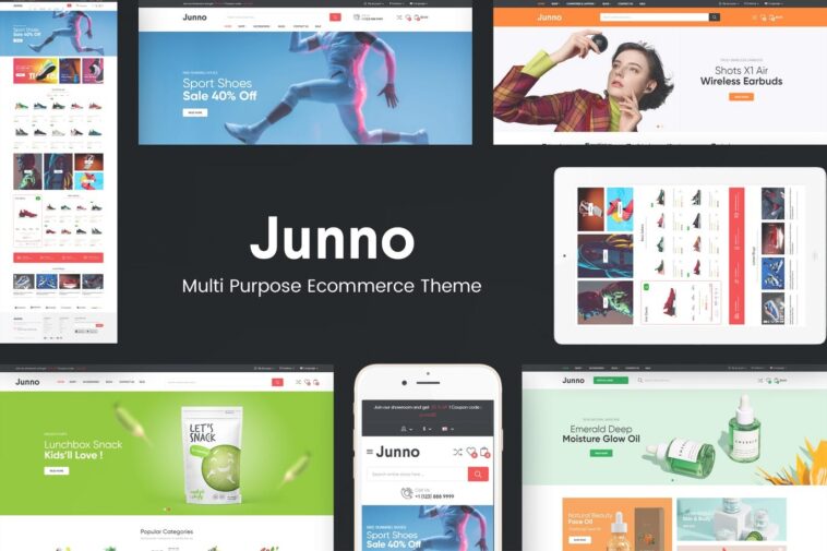 Junno Multipurpose WooCommerce WordPress Theme Nulled