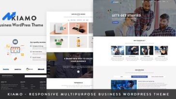 Kiamo Nulled Responsive Business Service WordPress Theme Free Download