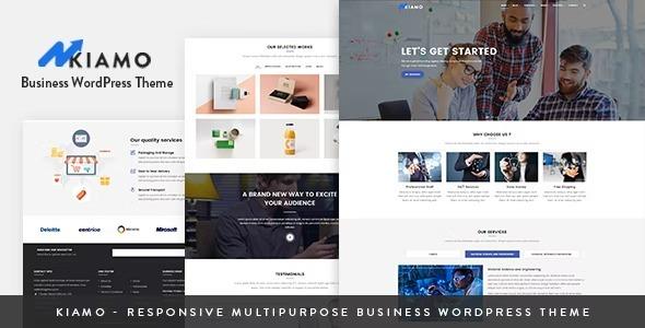 Kiamo Nulled Responsive Business Service WordPress Theme Free Download