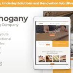 Mahogany Carpenting Woodwork & Flooring Company WordPress Theme Nulled