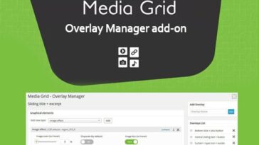 Media Grid Overlay Manager Add-on Nulled