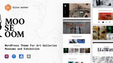 Mooseoom Nulled Art Gallery, Museum & Exhibition WordPress Free Download