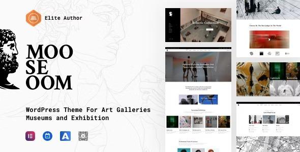 Mooseoom Nulled Art Gallery, Museum & Exhibition WordPress Free Download