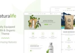 NaturaLife Health & Organic WordPress Theme Nulled Free Download