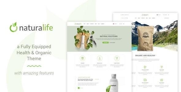 NaturaLife Health & Organic WordPress Theme Nulled Free Download