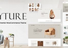 Nyture Elementor WooCommerce Theme Nulled