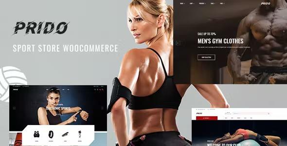 Prido Sport Store WooCommerce Theme Nulled