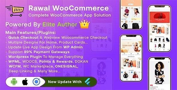 Rawal Ionic Woocommerce & Flutter Woocommerce Full Mobile Application Solution with Setting Plugin Nulled Free Download