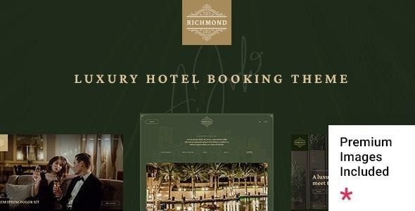 Richmond Luxury Hotel Booking Theme Nulled Free Download