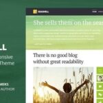SeaShell Modern Responsive WordPress Blog Theme Nulled