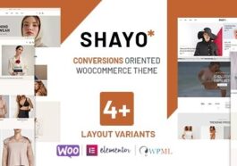 Shayo Nulled Fashion & Apparel WooCommerce Theme Free Download