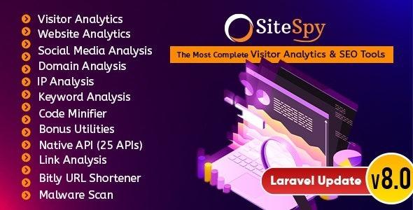 SiteSpy The Most Complete Visitor Analytics & SEO Tools Nulled Free Download