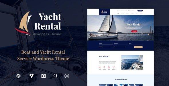 Yacht and Boat Rental Service Theme Nulled
