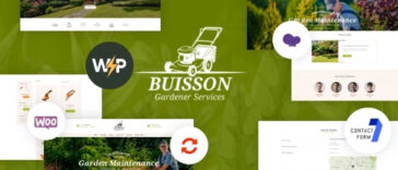 free download Buisson Gardening & Landscaping Services WordPress Theme nulled