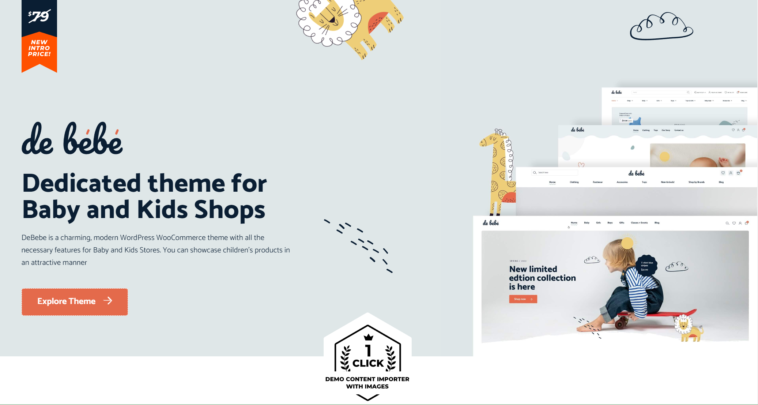 free download Debebe - Baby Shop and Children Kids Store WordPress nulled