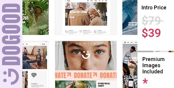 free download DoGood - Charity & Nonprofit Theme nulled