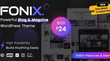 Fonix Nulled Newspaper & Magazine WordPress Theme Free Download