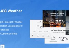 free download Jeg Weather Forecast WordPress Plugin - Add Ons for Elementor and WPBakery Page Builder nulled