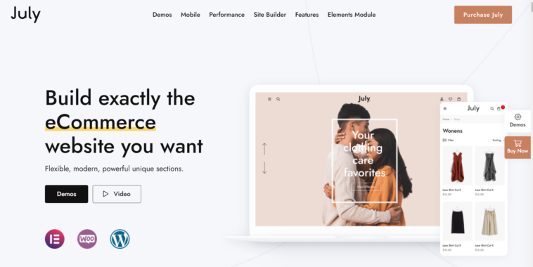 free download July – eCommerce WordPress Theme nulled