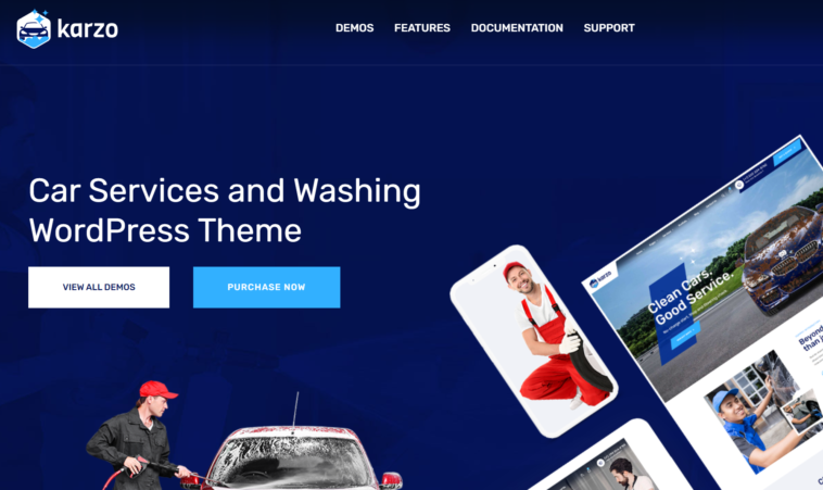 free download Karzo - Car Service & Washing WordPress Theme nulled