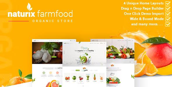free download Naturix - Organic Store Woocommerce Theme with Drag n Drop Page Builder nulled