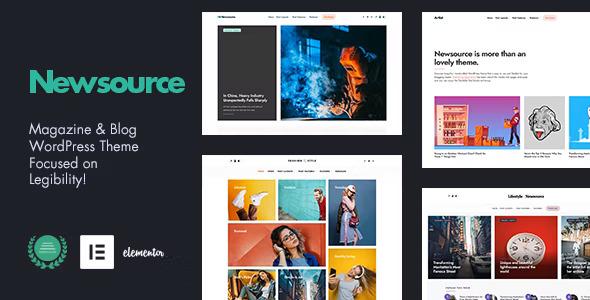 free download Newsource - Multi-Concept Blog Magazine nulled
