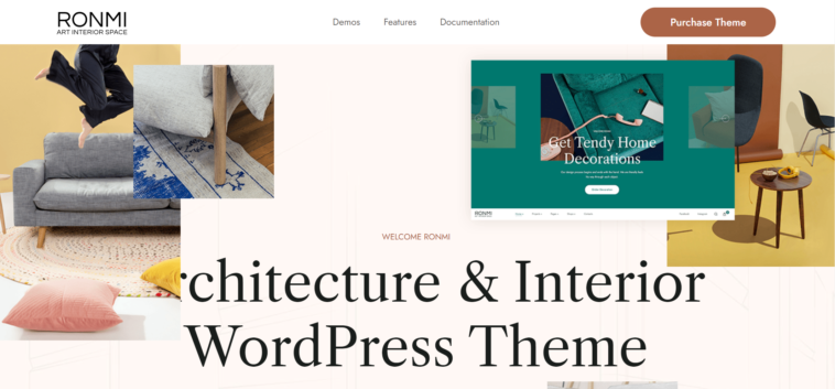 free download Ronmi - Architecture and Interior Design WordPress Theme nulled