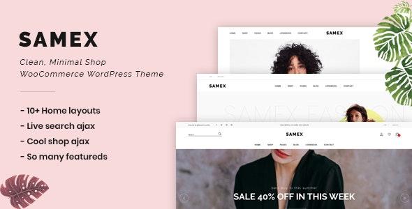 free download Samex - Clean, Minimal Shop WooCommerce WordPress Theme nulled