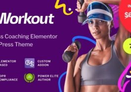 free download The Workout - Trainer Fitness WordPress Theme nulled