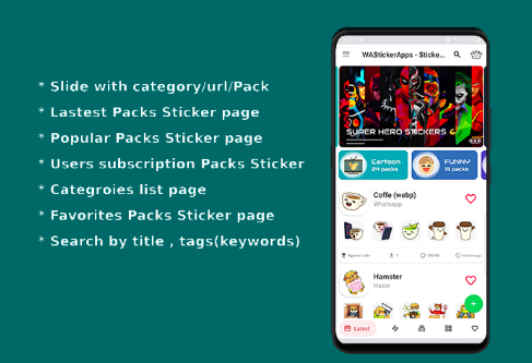 Whatsapp Telegram Signal Stickers and Animated Stickers Nulled