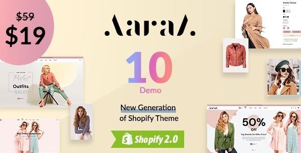 Aaraa Multipurpose Shopify Theme Nulled