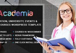 Academia v7.0.4 – Education Center WordPress Theme