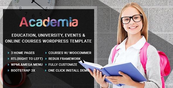 Academia v7.0.4 – Education Center WordPress Theme