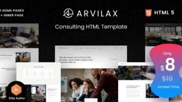 Arvilax Nulled Business Consulting WordPress Theme Free Download