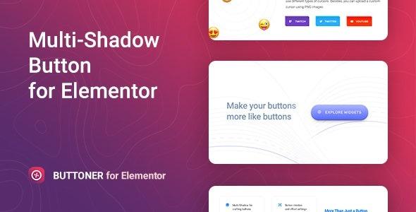 Buttoner Multi-Shadow Button for Elementor Nulled