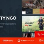Charity NGO Nulled Donation & Nonprofit Organization WordPress Theme Free Download