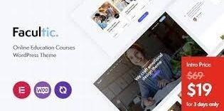 Facultic Nulled Online Education Courses WordPress Theme Free Download