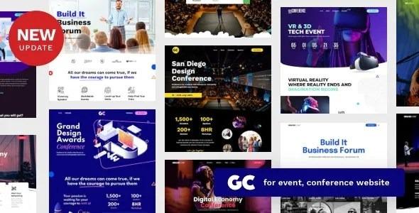 Grand Conference Event WordPress Theme Nulled Free Download