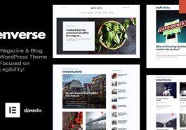GutenVerse Nulled Magazine and Blog Theme Free Download