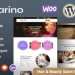 Haarino Free Download Hair Salon WordPress Theme Nulled