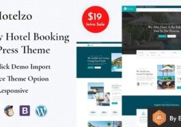 Hotelzo Luxury Hotel WordPress Theme Nulled