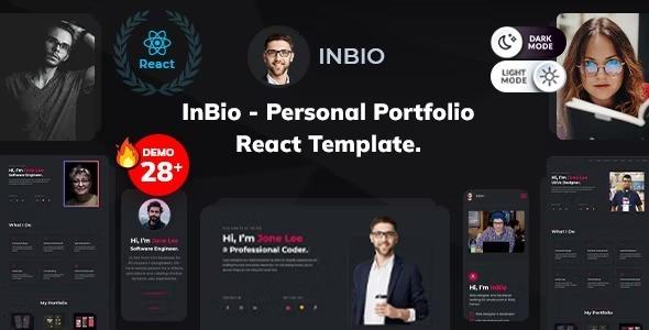 InBio Nulled Personal Portfolio WordPress Theme Free Download