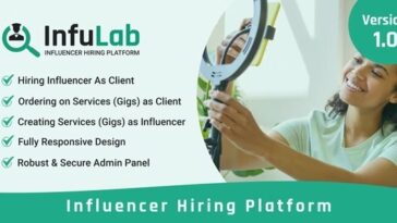 InfuLab – Influencer Hiring Platform Nulled