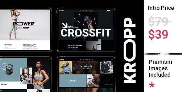 Kropp Nulled Fitness and Gym Theme Free Download
