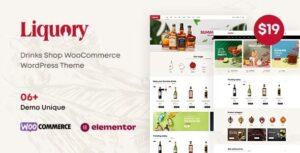 Liquory Nulled Drinks Shop WooCommerce Theme Free Download