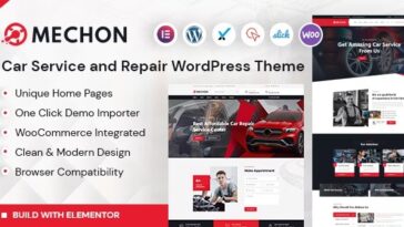 Mechon Nulled Car Service & Repair WordPress Theme Free Download