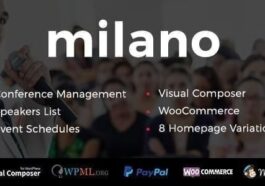 Milano Event & Conference Nulled WordPress Theme Free Download