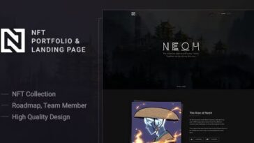 Neoh NFT Portfolio and Landing Page Nulled