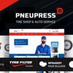 PneuPress Tire Shop and Car Repair WordPress Theme Nulled