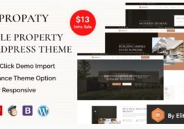 Propaty Nulled Single Property WordPress Theme Free Download